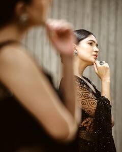 Actress Vani Bhojan : கருப்பு தான் எனக்கு புடிச்ச கலரு! தேவதை போல் இருக்கும் நடிகை வாணி போஜன்!