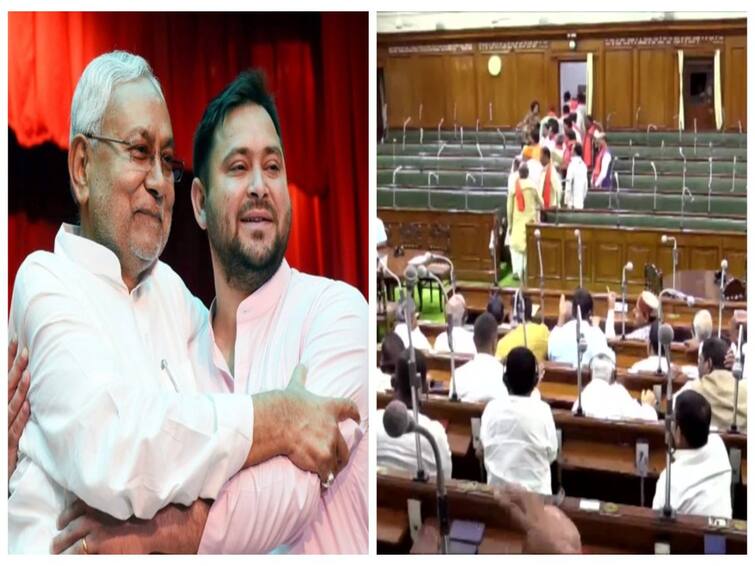 Bihar Floor Test Nitish Kumar-Led Govt Wins Trust Vote Bihar Floor Test:  நம்பிக்கை வாக்கெடுப்பில் நிதிஷ் குமார் தலைமையிலான கூட்டணி வெற்றி - பாஜக வெளிநடப்பு