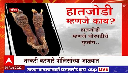 Nanded Special Report : अंधश्रद्धेचं भूत, जनावरांचा बळी! जादूटोण्यासाठी घोरपडीच्या गुप्तांगाची तस्करी