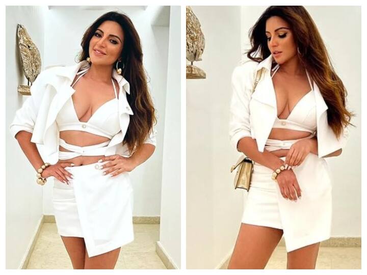 Shama Sikander Pics: व्हाइट शॉर्ट ड्रेस पहन शमा सिकंदर ने फिर बढाया इंटरनेट का पारा, ग्लैमरस अदाएं उड़ा देंगी होश ! Shama Sikander Pics: व्हाइट शॉर्ट ड्रेस पहन शमा सिकंदर ने फिर बढाया इंटरनेट का पारा, ग्लैमरस अदाएं उड़ा देंगी होश !