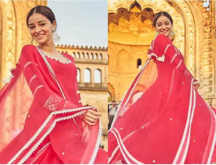 ਅਨੰਨਿਆ ਪਾਂਡੇ ਅਤੇ ਵਿਜੇ ਦੇਵਰਕੋਂਡਾ ਇਨ੍ਹੀਂ ਦਿਨੀਂ ਫਿਲਮ 'ਲਾਈਗਰ' ਦੇ ਪ੍ਰਮੋਸ਼ਨ 'ਚ ਰੁੱਝੇ ਹੋਏ ਹਨ। ਹਾਲ ਹੀ 'ਚ ਉਨ੍ਹਾਂ ਦੀ ਖੂਬਸੂਰਤ ਝਲਕ ਨਵਾਬਾਂ ਦੇ ਸ਼ਹਿਰ ਲਖਨਊ ਤੋਂ ਸਾਹਮਣੇ ਆਈ ਹੈ।