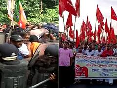 পথে বিরোধী শিবির, আইন অমান্য কর্মসূচি ঘিরে দফায় দফায় বিক্ষোভ