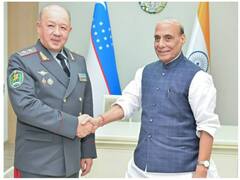 एससीओ देशों की बैठक में शामिल होंगे रक्षा मंत्री राजनाथ सिंह, उज्बेकिस्तान के रक्षा मंत्री से की मुलाकात
