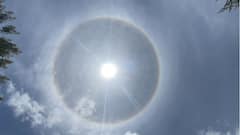 Sun Halo : तळपत्या सूर्याला इंद्रधनुष्याचा वेढा, परभणीकर ठरले 'सन हेलो'चे साक्षीदार
