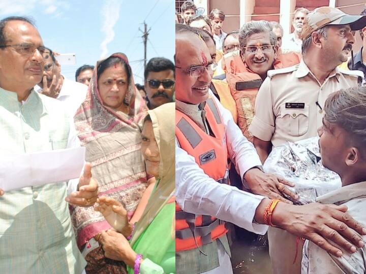 Sagar Bina CM Shivraj Singh Chouhan told farmers affected by floods they would be helped MP News ANN Sagar News: बीना में बाढ़ पीड़ित किसानों से बोले सीएम शिवराज सिंह चौहान- संकट से पार लगाने आया है तुम्हारा मामा