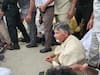 Andhra Pradesh: TDP Chief Chandrababu Naidu Stages Sit-In After 'YSRCP Workers' Demolish Anna Canteen