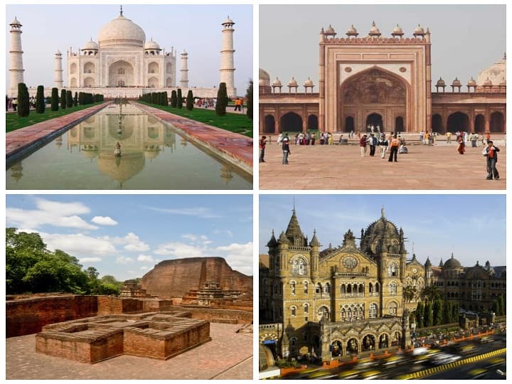 From Taj Mahal to Delhi's Humayun's Tomb and Chhatrapati Shivaji Terminus, there are as many as 40 properties inscribed on the World Heritage List