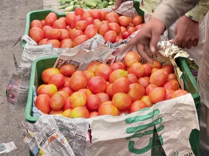 Tomato Price Hike: Tomato prices doubled due to delay in summer and rain, record hike in just one month ચોમાસાની મોડી એન્ટ્રી થતાં ગૃહિણીઓનું બજેટ ખોરવાયું, ટામેટાના ભાવ બમણા થયા, એક જ મહિનામાં રેકોર્ડ વધારો