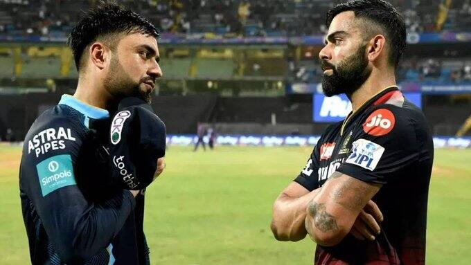 Afganistan star spinner Rashid khan about Kohli's net practice Rashid khan on Virat Kohli: నెట్స్ లో కోహ్లీ ప్రాక్టీస్ చూసి షాకయ్యాను: రషీద్ ఖాన్