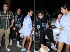 Malaika Arora At Airport: પુત્ર અરહાનને એરપોર્ટ પર ડ્રોપ કરવા પહોંચ્યા મલાઈકા અને અરબાઝ, જુઓ ફોટો