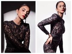 Rakul Preet Singh Pics: ब्लैक कलर के जालीदार कपड़ों में रकुल प्रीत सिंह ने दिए बेहद ग्लैमरस पोज़, अदाएं देख उड़ सकते हैं फैन्स के होश !