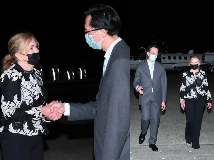 US senator Marsha Blackburn lands in Taiwan for fourth political visit this month US China Tension: ताइवान पहुंचीं अमेरिकी सीनेटर मार्शा चीन पर दहाड़ी, बोलीं- शी जिनपिंग मुझे डरा नहीं सकते