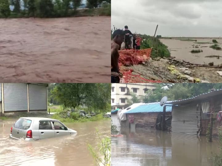 India Weather Forecast Monsoon Heavy Rainfall UP Rajasthan MP Flood Flood: पहाड़ के बाद अब मैदानी इलाकों में बाढ़ से हाहाकार, यूपी के कई शहरों पर बाढ़ का खतरा, MP में अलर्ट