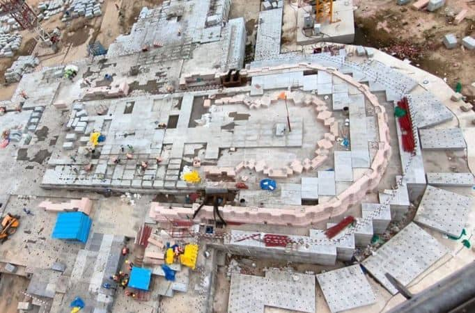 Ram Mandir's Garbha Griha Construction Site Images Ram Temple In ...