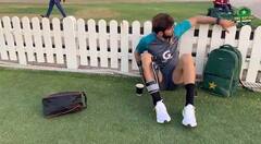 Photos: ભારતીય ક્રિકેટરોએ શાહીન આફ્રિદી સાથે કરી મુલાકાત, કોહલીએ હાથ મિલાવ્યો તો પંત ગળે મળ્યો, જુઓ.........