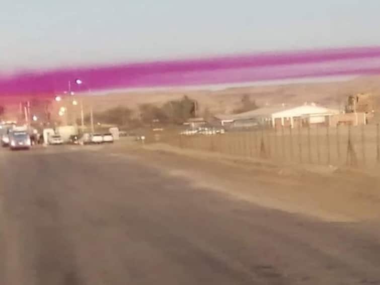 purple cloud formed over chile buzzles locals Purple Cloud : திடீரென தோன்றிய ஊதா நிற மேகமூட்டம்... அச்சத்தில் உறைந்த உள்ளூர்வாசிகள்! எங்கே?