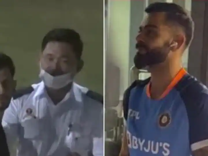 Watch: ਸੁਰੱਖਿਆ ਕਰਮਚਾਰੀਆਂ ਦੇ ਰੋਕਣ ਦੇ ਬਾਵਜੂਦ ਵਿਰਾਟ ਕੋਹਲੀ ਨੇ ਪਾਕਿਸਤਾਨੀ ਫੈਨ ਨਾਲ ਲਈ  ਸੈਲਫੀ , ਵੀਡੀਓ ਵਾਇਰਲ