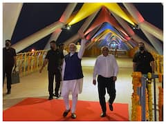 Gujarat: After Inauguration, PM Modi's 'Impromptu Visit' To Atal Bridge On Sabarmati River In Ahmedabad