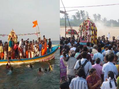 Nagapattinam : festival of gold fish and silver fish are dedicated to Shiva TNN அதிபத்த நாயனாரின் முக்தி.. சிவனுக்கு தங்க, வெள்ளி மீன் அர்ப்பணிப்பு.. நாகையில் விநோத திருவிழா!