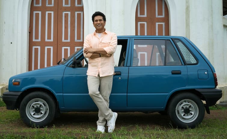 Sachin Tendulkar's first car Maruti 800 runs once again watch video Sachin’s First Car: ક્રિકેટના ભગવાન ગણાતા ભારતીય ક્રિકેટર સચિન તેંડુલકરની પ્રથમ કાર Maruti 800 ફરી થઈ દોડતી, જુઓ વીડિયો