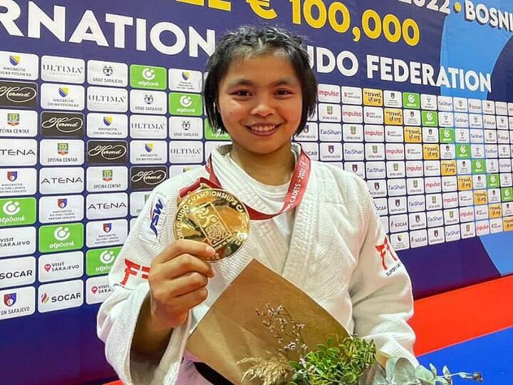 Judo world champion Linthoi Chanambam first ever Indian won gold medal Judo world champion : ஜூடோ உலக சாம்பியன்ஷிப்பில் முதன்முறையாக தங்கம்..! இந்தியாவிற்கு பெருமைசேர்த்த 16 வயது சிறுமி யார்?