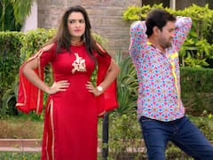 निरहुआ की हरकतों ने दिलाया आम्रपाली दुबे को गुस्सा, पूल में गिरते-गिरते बचीं एक्ट्रेस