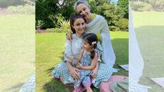 Soha Ali Khan: ‘সবে মিলে করি কাজ’, ছুটির দিন গৃহকর্মে মাকে সাহায্য সোহা-কন্যার!