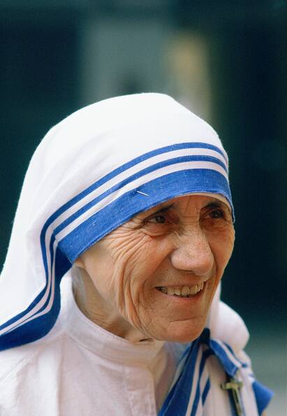 Mother Teresa or Agnes Gonxha Bojaxhiu was born of Albanian parents in 1910. She was awarded Bharat Ratna in 1980 for service to the poor, orphans and destitute. She founded Missionaries of Charity and is known worldwide for her charity works.   She was sent to India from Dublin after training in 1931 where she took her initial vows as a nun. After she caught the glimpse of the world outside the convent walls, received permission from her superiors to leave the convent school and devote herself to working among the poorest of the poor in the slums of Calcutta. Her legacy still lives on, with the Mother Teresa centre and Missionaries of Charity. (Image Source: Getty)