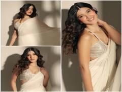 व्‍हाइट साड़ी में संजय कपूर की बेटी Shanaya Kapoor की दिलकश अदाएं देख दिल दे बैठेंगे