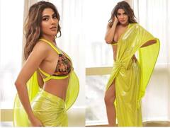 Neon Green ਸਾੜੀ ਵਿੱਚ Nikki Tamboli ਨੇ ਮਚਾਈ ਤਬਾਹੀ, ਸੋਸ਼ਲ ਮੀਡੀਆ ਦਾ ਪਾਰਾ ਅਚਾਨਕ ਹੋਇਆ ਹਾਈ...