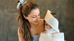 Soha Ali Khan: ‘সবে মিলে করি কাজ’, ছুটির দিন গৃহকর্মে মাকে সাহায্য সোহা-কন্যার!