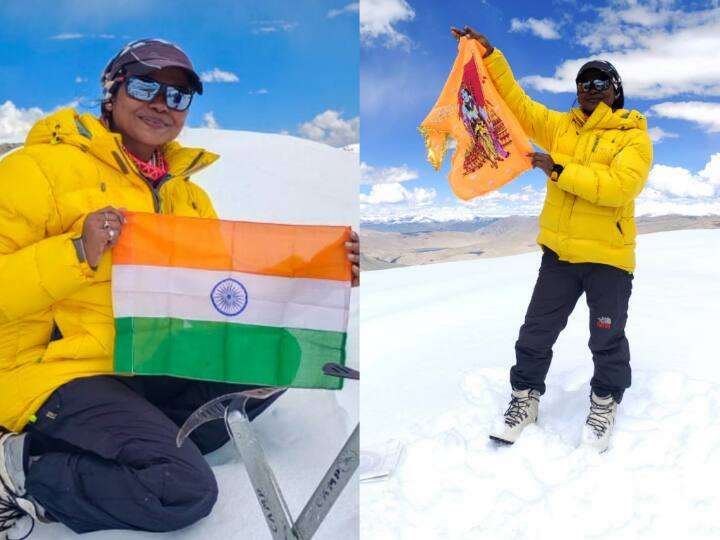Chhattisgarh Bastar Naina Singh Dhakad climbs Mount Metro Kangri-3 ANN Bastar News: बस्तर की धाकड़ बेटी ने किया कमाल, माउंट मेंटोक कांगड़ी-3 की चोटी पर फहराया तिरंगा