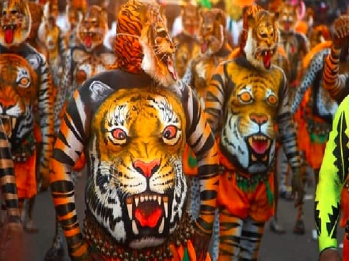 Onam 2022: All you want to know about Puli Kali, the folk 'Tiger dance' from Kerala Onam 2022: ஓணம் வந்தல்லோ.. கேரளத்து புலிக்களி நடன வரலாறும் சிறப்பும்!
