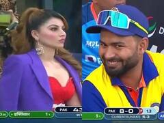 IND vs PAK: મેચ જોવા પહોંચી Urvashi Rautela, ટ્વીટર પર પંત-ઉર્વશીના ફની મીમ્સ બન્યા
