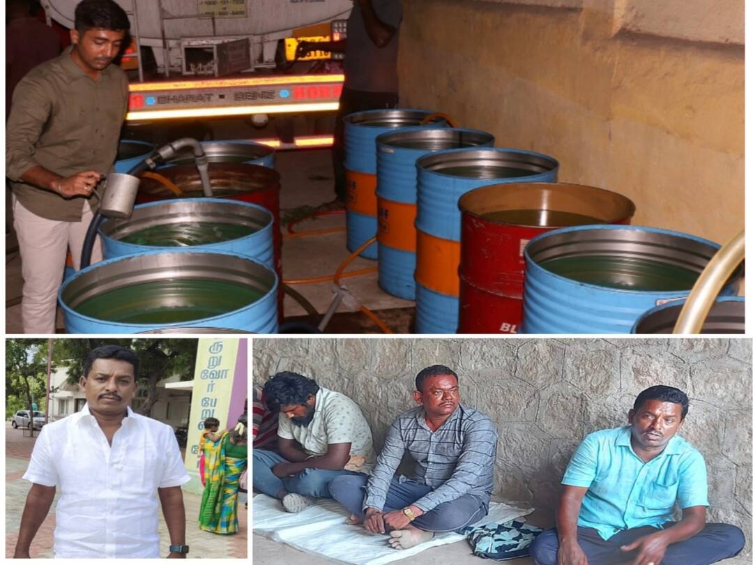 குடோனுக்குள் ஒரு ஃபேக்டரி! 40ஆயிரம் லிட்டர் கலப்பட டீசல் பறிமுதல்! ஷாக்கான போலீஸ்!