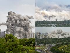 Twin Tower Demolition: 100-Metre-Tall Buildings Reduced To Rubble In Seconds | IN PICS
