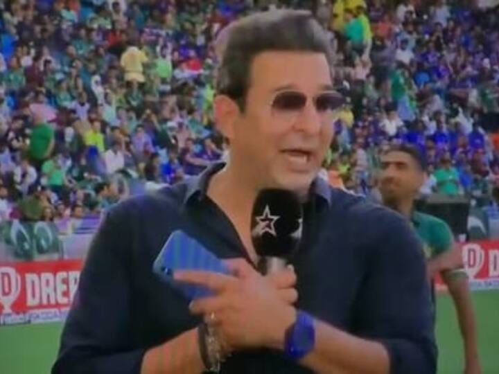 India vs Pakistan Wasim Akram Angry Viral Video Wasim Akram Furious At Broadcasters For Wrong Pak Playing XI 'It's Not A Small Mistake...': Wasim Akram Lashes Out At Broadcasters For Messing Up Pak XI Vs India