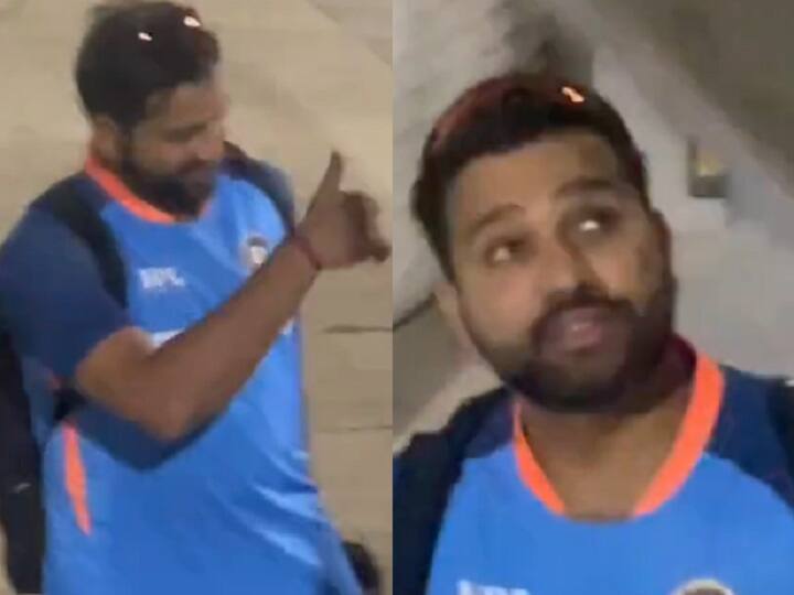 Rohit Sharma Reasponse to a fan who asking for an autographed jersey IND vs PAK Asia Cup 2022 Watch: वायरल हो रहा रोहित शर्मा का वीडियो, फैन से बोल रहे हैं, 'सीरीज तो खत्म होने दे मेरे भाई'