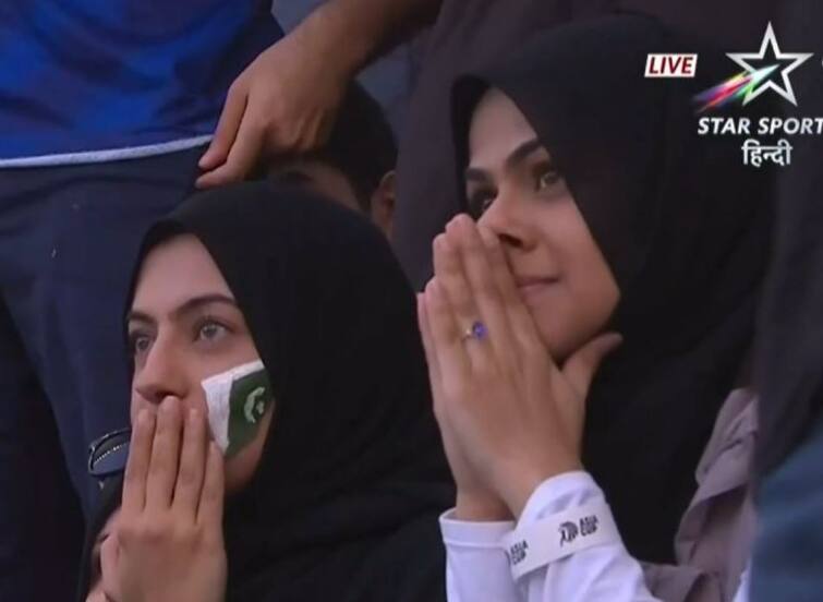 Asia Cup 2022 UAE: After fall 1st wicket of Pakistan fan reaction goes viral IND vs PAK, Asia Cup 2022: પાકિસ્તાનની પ્રથમ વિકેટ પડતાં પાકિસ્તાનની ફેન થઈ ગઈ નિરાશ, વાયરલ થયું રિએક્શન