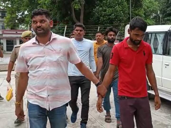 Hamirpur Kidnapped and demanded 3 lakh murdered 4 accused arrested 4 absconding ANN Hamirpur News: अपहरण कर हत्या के आरोपी को पुलिस ने मुठभेड़ में पकड़ा, चार बदमाश फरार