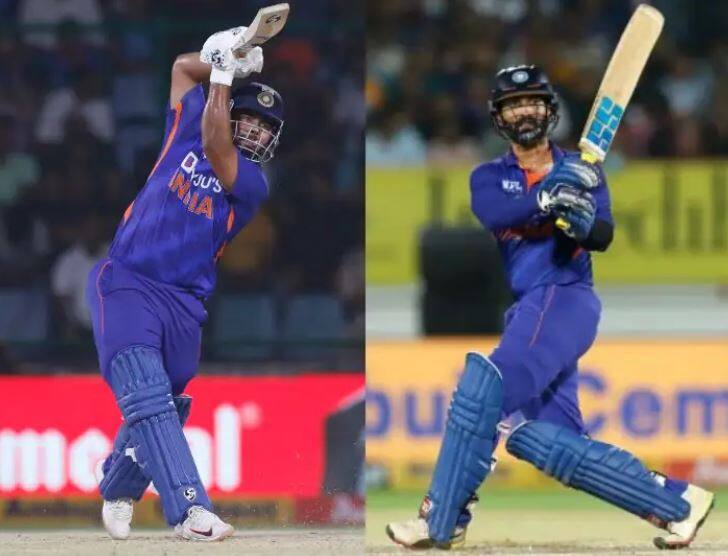 india vs pakistan dinesh karthik rishabh pant have both in playing xi impossible says cheteshwar pujara asia cup 2022 IND vs PAK: પંત અને દિનેશ કાર્તિકમાંથી પ્લેઈંગ ઈલેવનમાં કોને સ્થાન મળવું જોઈએ? પૂજારાએ આપી પ્રતિક્રિયા