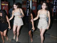 Sara Ali Khan Photo: ऐसी ड्रेस पहने स्पॉट हुईं सारा अली खान, सामने आई एक्ट्रेस की ये तस्वीरें