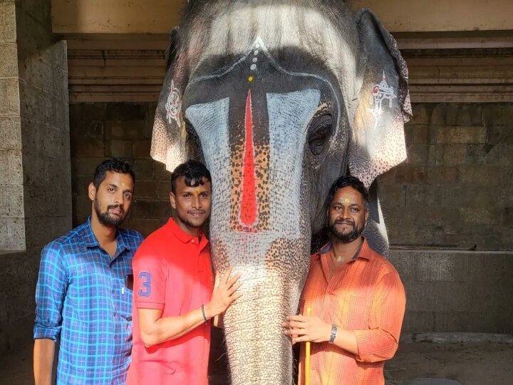 Natarajan Srirangam Visit: ஸ்ரீரங்கம் ஆலயத்தில் வழிபாடு செய்த நடராஜன்..! வைரலாகும் புகைப்படங்கள்..