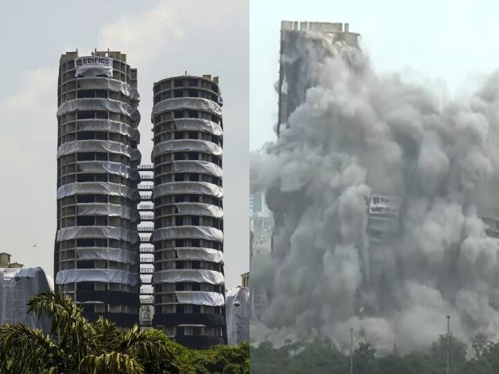 Twin Towers Demolition, Twin Towers collapsed in 9 seconds, it will take three months to remove the debris, know 10 big things Twin Towers Demolition: 9 ਸੈਕਿੰਡ 'ਚ ਢਹਿ-ਢੇਰੀ ਹੋਇਆ ਟਵਿਨ ਟਾਵਰ, ਮਲਬਾ ਹਟਾਉਣ 'ਚ ਲੱਗਣਗੇ ਤਿੰਨ ਮਹੀਨੇ, ਜਾਣੋ 10 ਵੱਡੀਆਂ ਗੱਲਾਂ