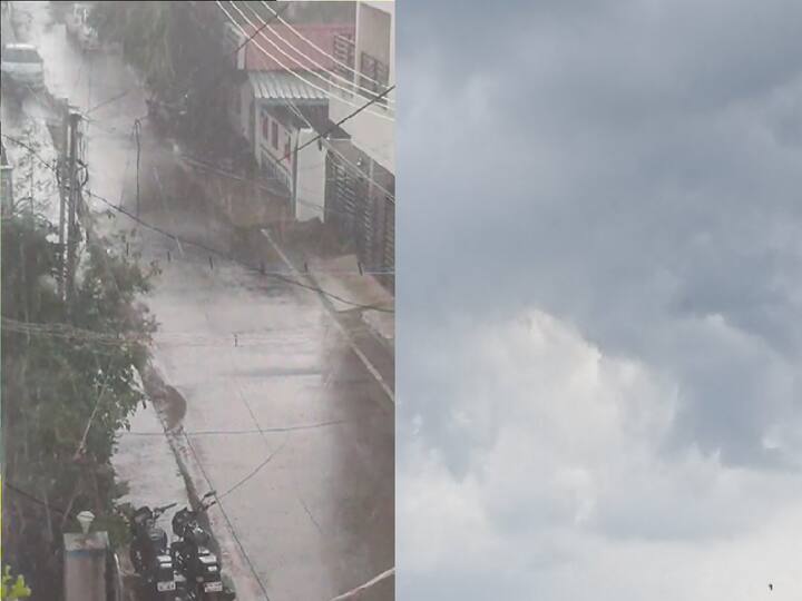 Sudden rain lashes Chennai, heavy showers predicted in Tamil Nadu and Puducherry Chennai Rains: சட்டென மாறுது சென்னை வானிலை! திடீரென வெளுக்கத்தொடங்கிய மழை!