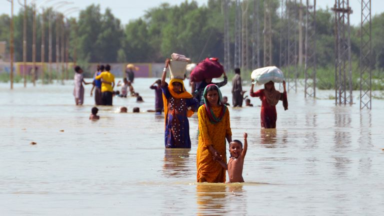 पाकिस्तान में आपदा की 'बाढ़', 1035 लोगों की मौत, 110 जिले प्रभावित, अरबों रुपये का नुकसान