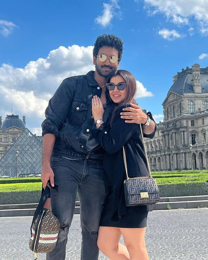 ఆది పినిశెట్టి - నిక్కీ గల్రానీ జంటకు పెళ్లయి సరిగ్గా వందరోజులు.  -Image Credit: NikkiGalrani Pinisetty/Instagram