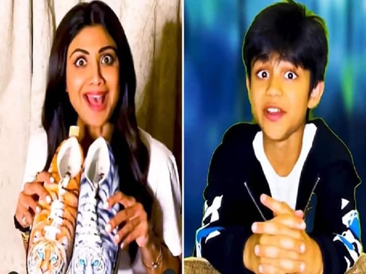 Shilpa Shetty son Viaan started a new unique business at age 10 details here Shilpa Shetty के 10 साल के बेटे Viaan ने शुरू किया नया यूनिक बिजनेस, वीडियो शेयर कर एक्ट्रेस ने दी पूरी जानकारी