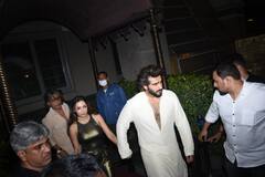 IN PICS: फैशन डिजाइनर कुणाल रावल की शादी में पहुंची Malaika Arora के लिए प्रोटेक्टिव दिखे Arjun Kapoor