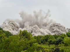 নয়ডায় ইমারত বিস্ফোরণের পরে ভাসমান ধূলিকণার মাত্রার নাটকীয় বৃদ্ধি, PM10-র পরিমাণ পৌঁছয় ৬৭৬-এ
